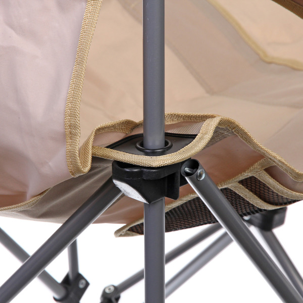 Кресло складное 2 в 1 до 100 кг DC-8077, 83*55/110*85 см, цвет: бежевый, Турист Мастер