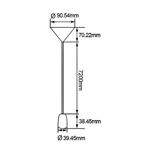 Подвес с патроном E27 1 м SBE-CLHE27s-g, зеленый
