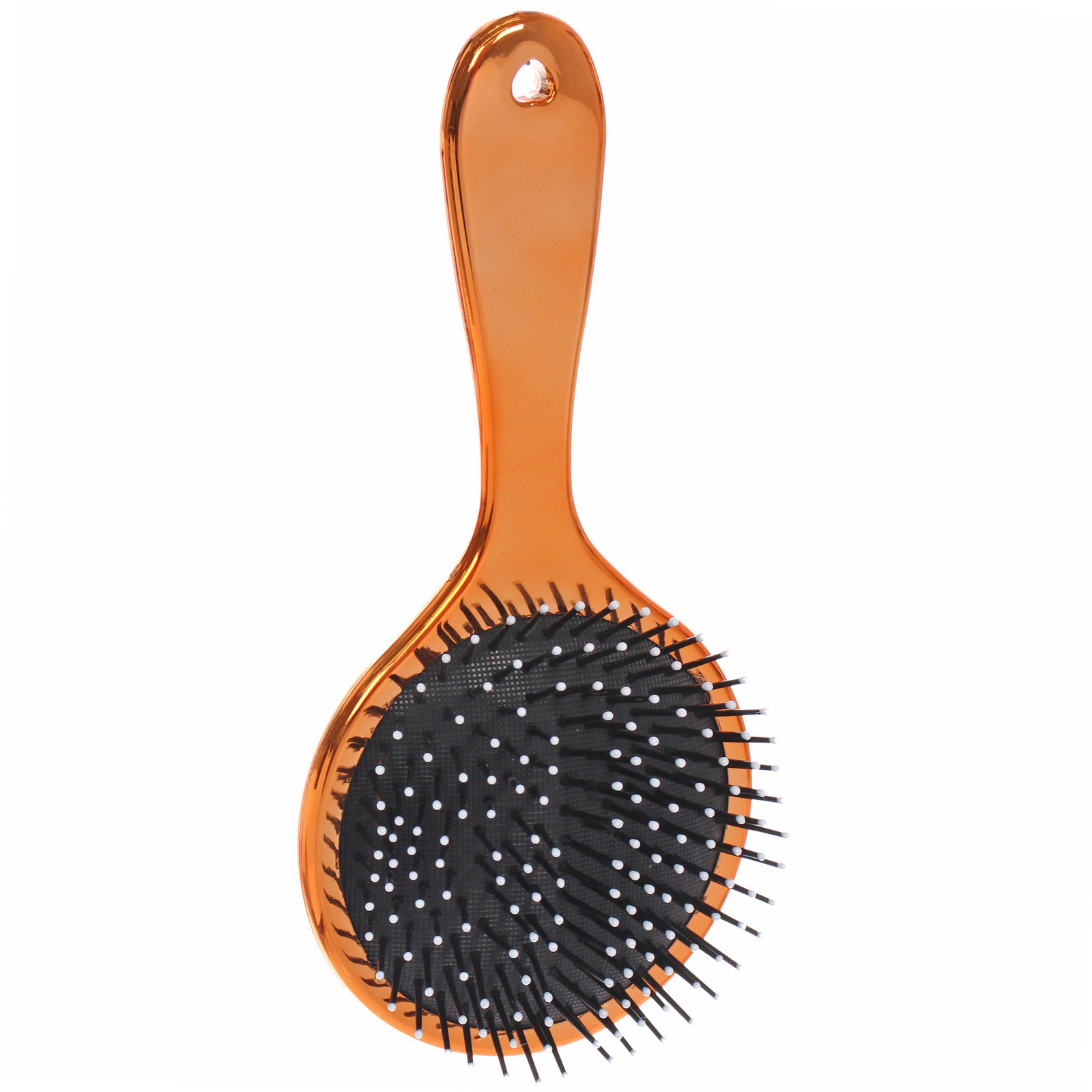 Расческа массажная зеркальная "Animals", микс 4 цвета, 10*22 см (блистер Ultramarine)