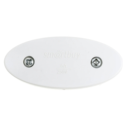 Выключатель Smartbuy, проходной белый/красный 6А 250В (SBE-06-S05-wr)