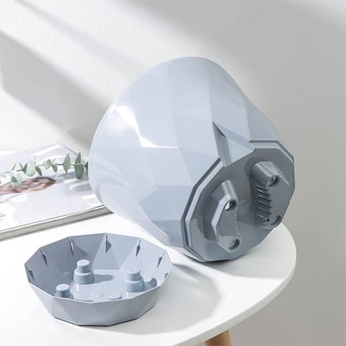 Горшок для цветов LAUREL D220 мм, 4,5 л с поддном (серый) (SVIP) (1/10)