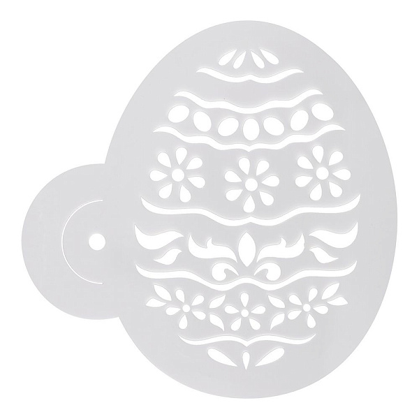 Трафареты для украшения пасхальной выпечки. Набор 3шт. Размер 13,5х13,5 см.