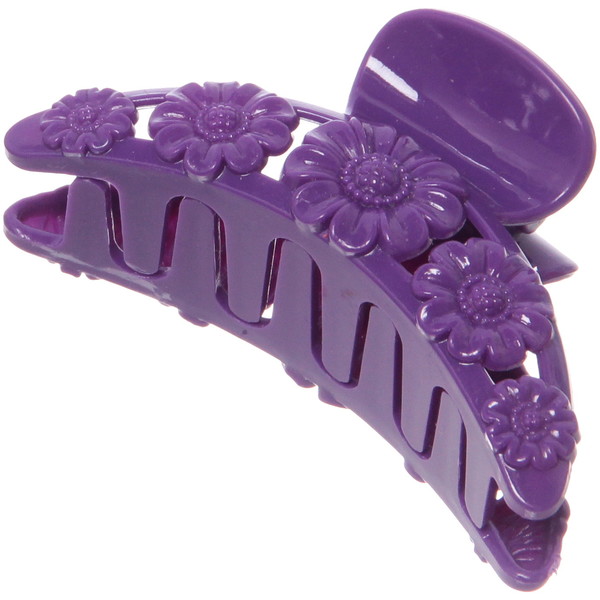 Заколка-краб для волос на блистере "Diana Collection - Sara", микс 6 цветов, 7.5см 