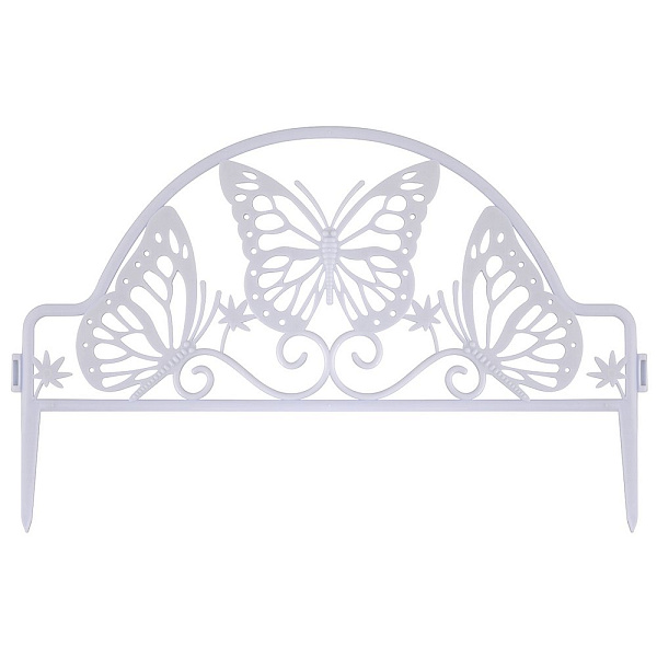 Забор для клумб декоративный Бабочки. Размер 48,5х31см. , 6/48