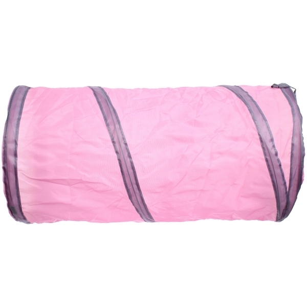 Игровой туннель для животных "МурМяу", цвет розовый, 46*25см