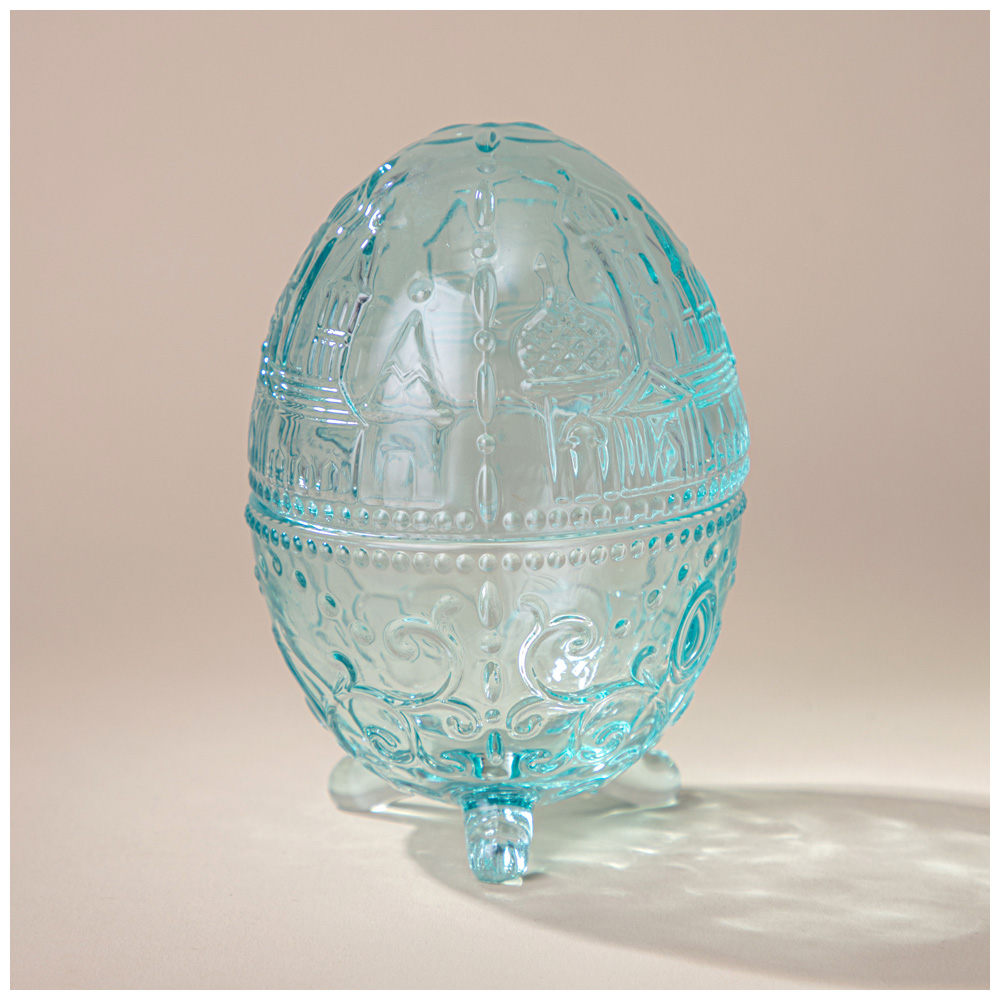 ЕМКОСТЬ ДЛЯ ХРАНЕНИЯ С КРЫШКОЙ "EASTER" EMERALD 9Х9Х13 СМ