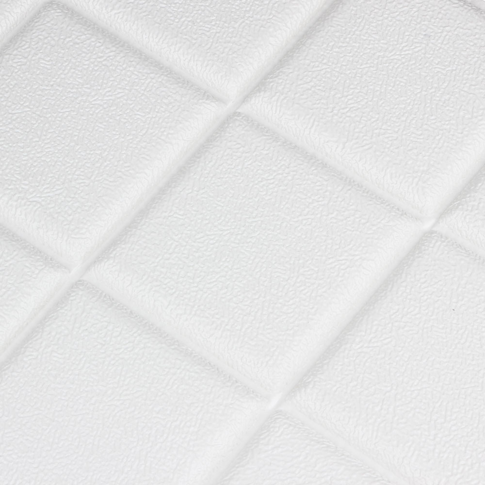 INBLOOM Плитка самоклеящаяся 60х60х0.8см, XPE, белая