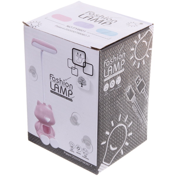 Светильник настольный "Marmalade-Кот Томас" LED 28*8,5*8см USB 2W 5V, Мятный