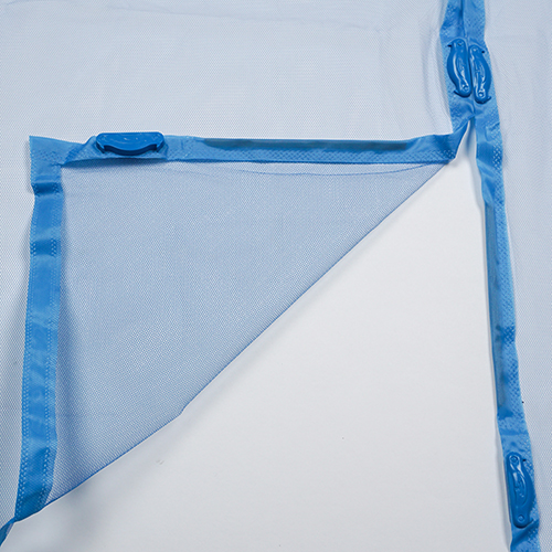 Сетка антимоскитная 100х210см, 14 магнитов, цвета микс, гвозди в комплекте, 1/10/120