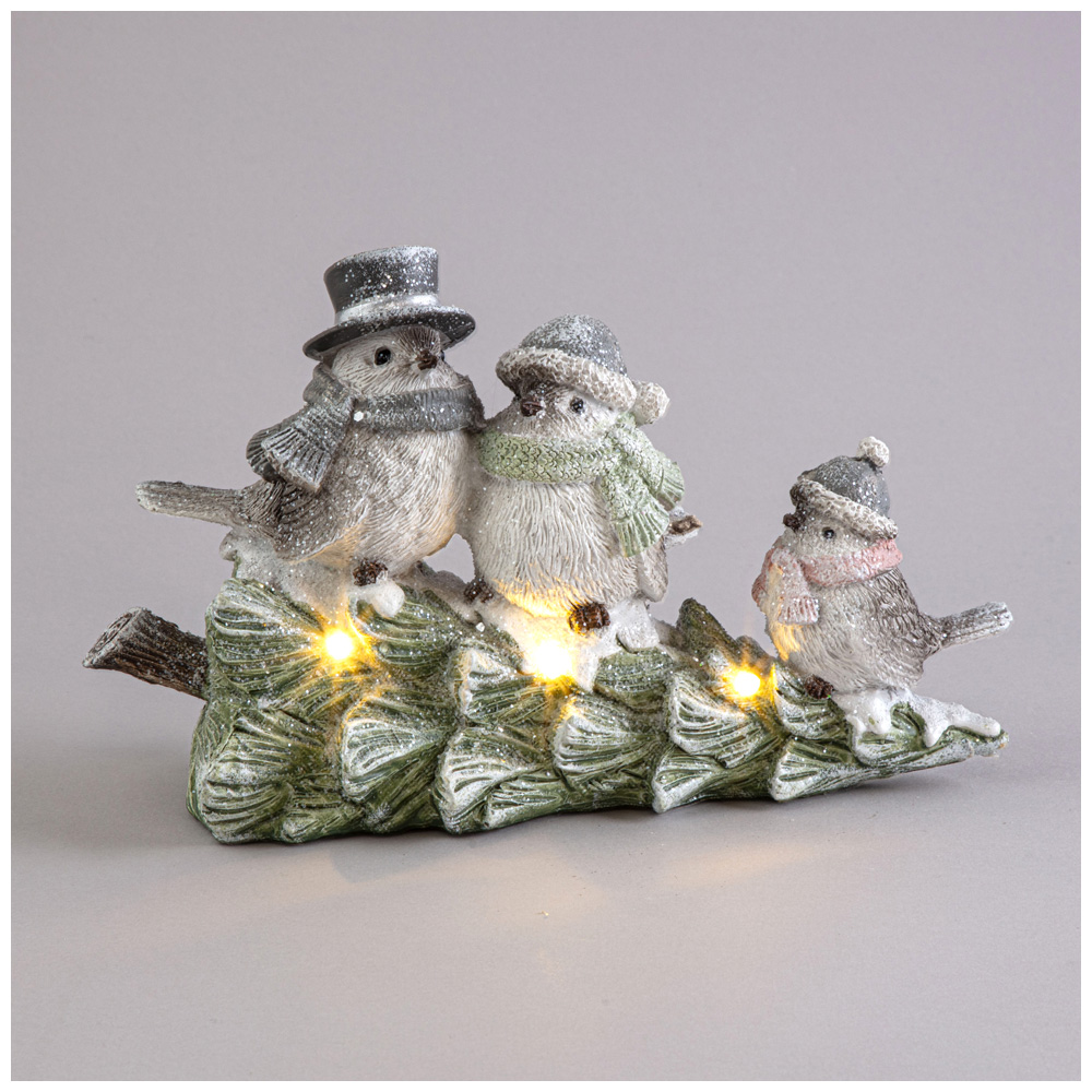 СТАТУЭТКА, ПТИЧКИ, С LED-ПОДСВЕТКОЙ 22Х9, 5Х13 СМ