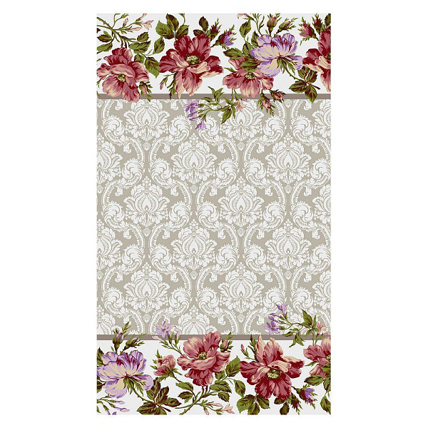 Полотенце "Цветочная гармония". Размер 42х72см. 3цв.    #