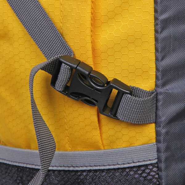 Рюкзак туристический 65л цвет желтый FR-4