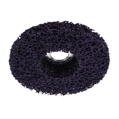 Круг шлиф. Барракуда 125*22. 2*15мм коралловый синтетический фибровый по краске для УШМ фиолетовый, 1/100