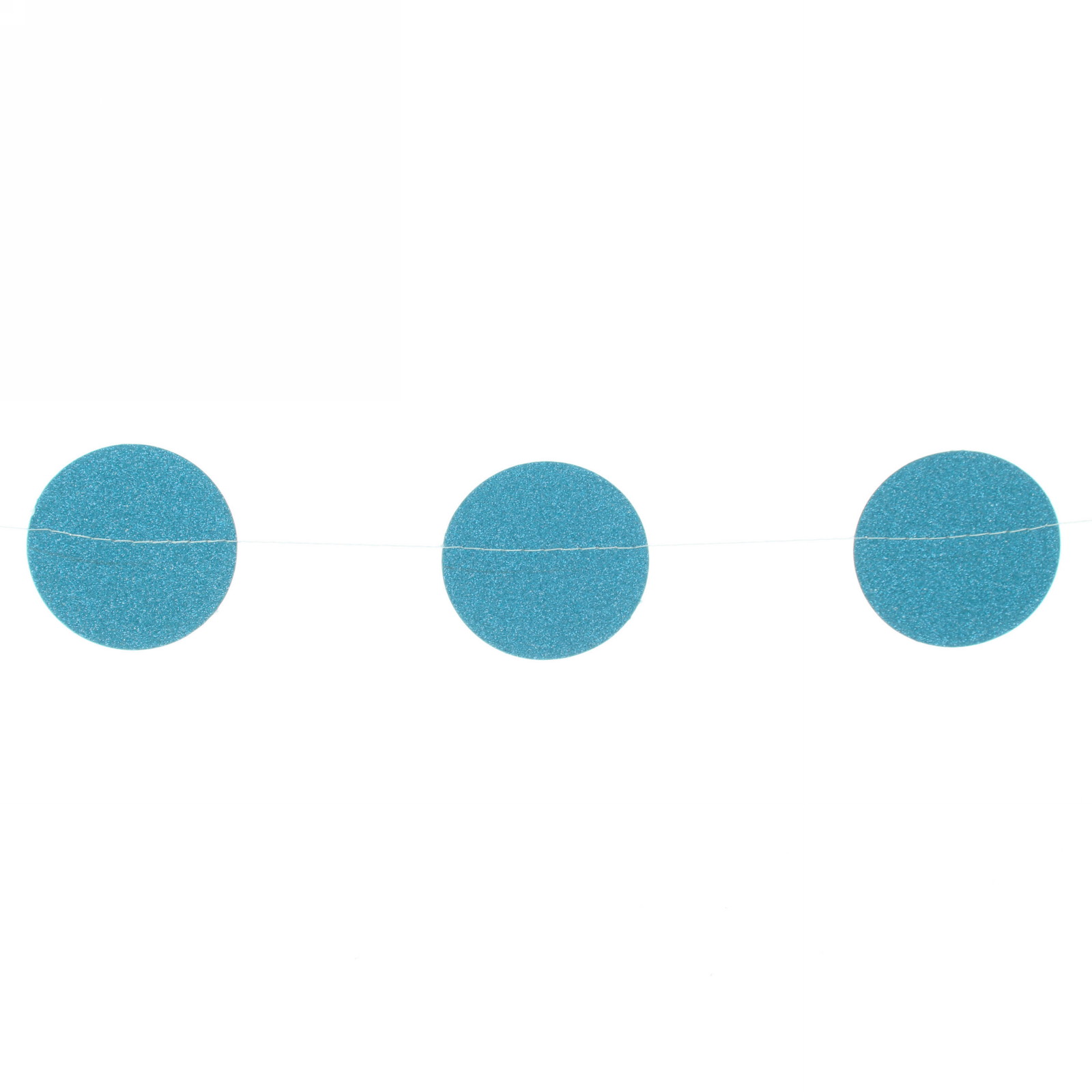 Растяжка "Вечеринка" 2,5 м 5 см Глиттер, (24 штук), синий