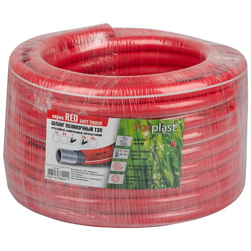 Шланг ТЭП, "Forplast" 1", 25м, красный