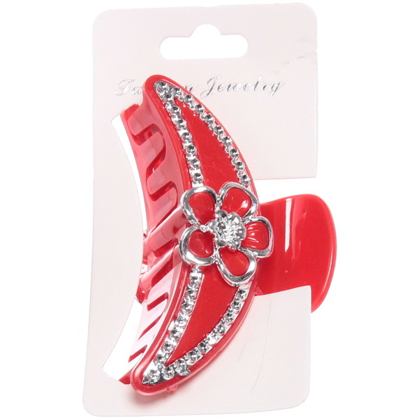 Заколка-краб для волос на блистере "Emily Collection - Lili", микс 6 цветов, 7,5см 