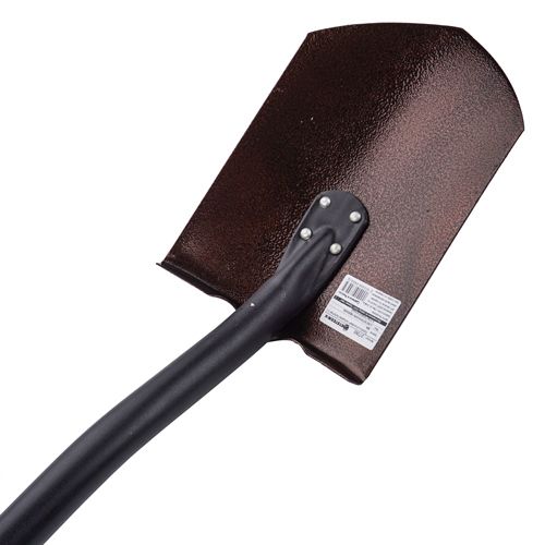 Лопата штыковая толщина полотна 1,5 мм с эргономическим металлическим черенком и пластиковой ручкой SPETSTEXNIK, 1/5