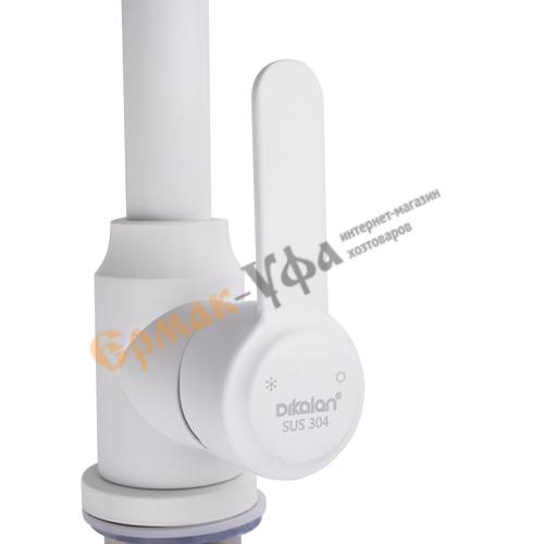 Смеситель для кухни DIKALAN B4051 белый, 1/12