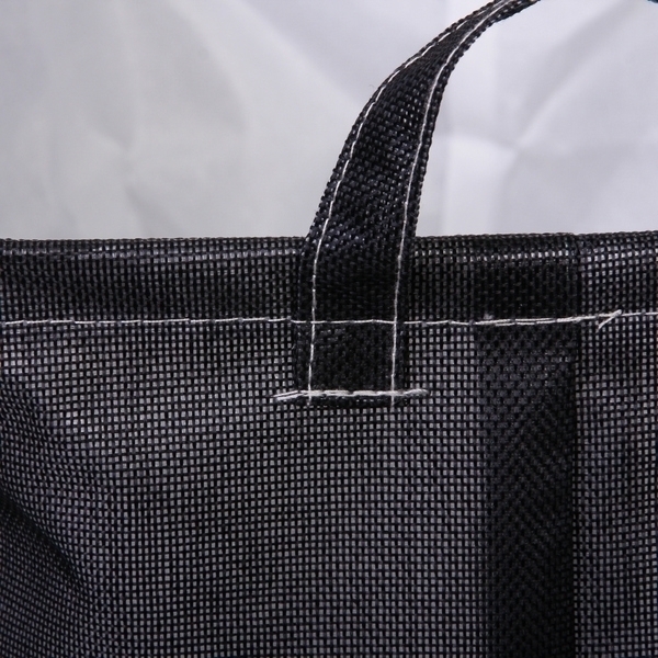 Коробка для хранения вещей с ручками "ВЕСТА", цвет черный, 38*26*21см