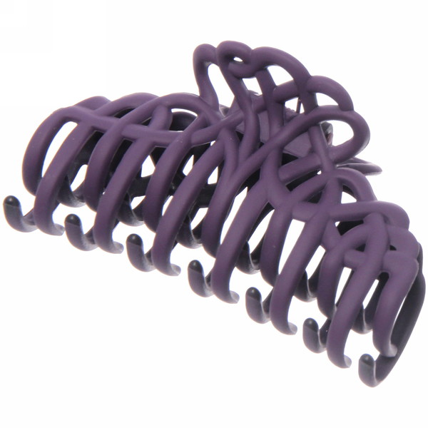 Заколка-краб для волос на блистере "Diana Collection - Milena", микс 6 цветов, 9см 