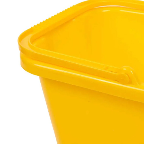 Ведро прямоугольное 9.5 л IDEA М 2420, желтое