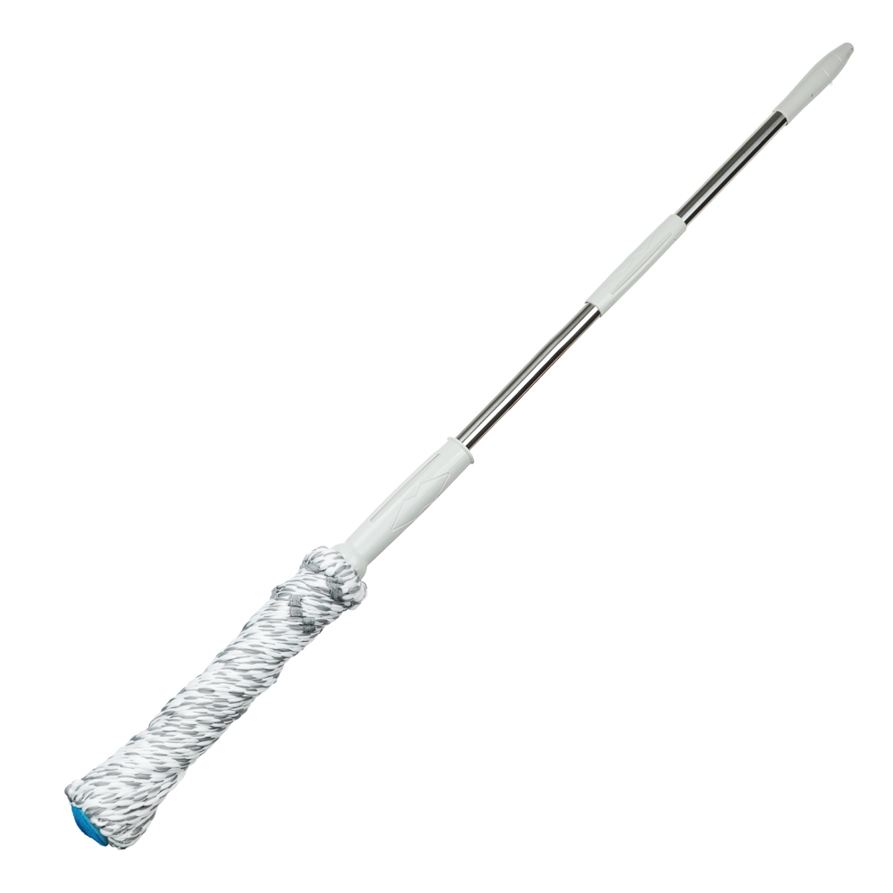 VETTA Швабра с отжимом, пластик, 120см, насадка из микрофибры овал, нерж. сталь, пластик