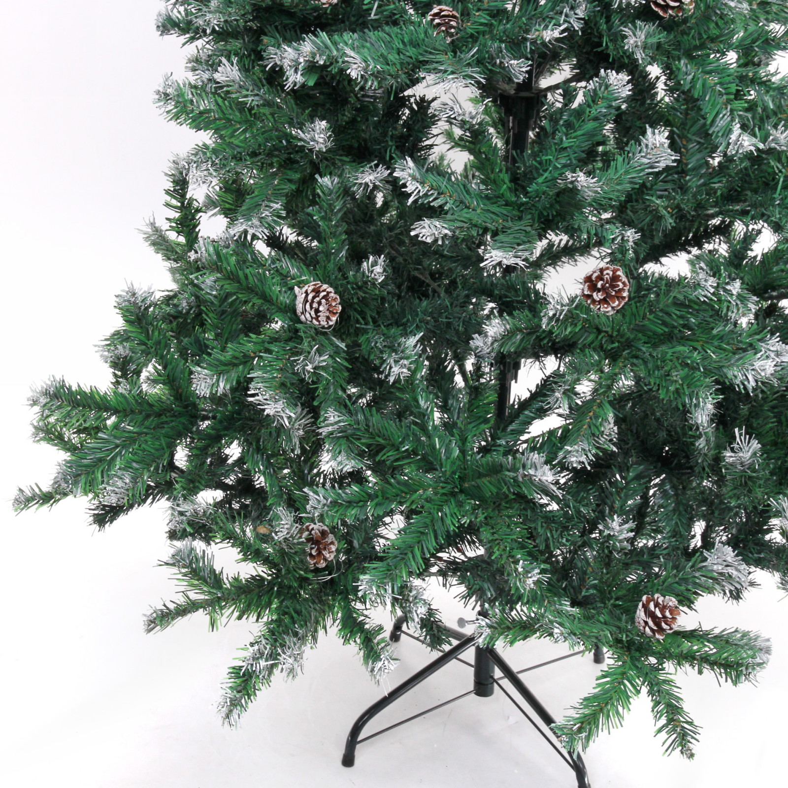 Ёлка "Зимний вечер" 180 см, ПВХ с шишками (950 веток)
