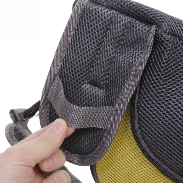 Сумка - переноска для животных через плечо "ЛЮБИМЫЙ БРО, цвет синий, 45*13см (Лейбл)