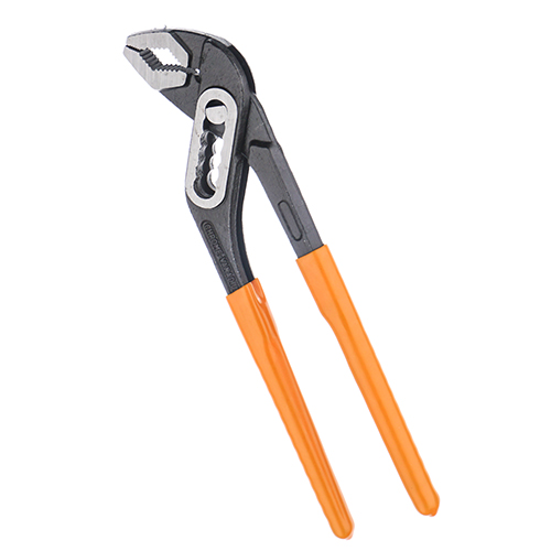 Клещи переставные 200мм, обрезиненные ручки, 1/10/80