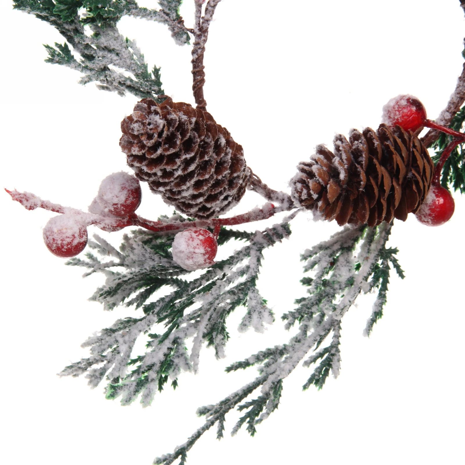 Венок хвойный новогодний "Рождественское волшебство" , 28 см