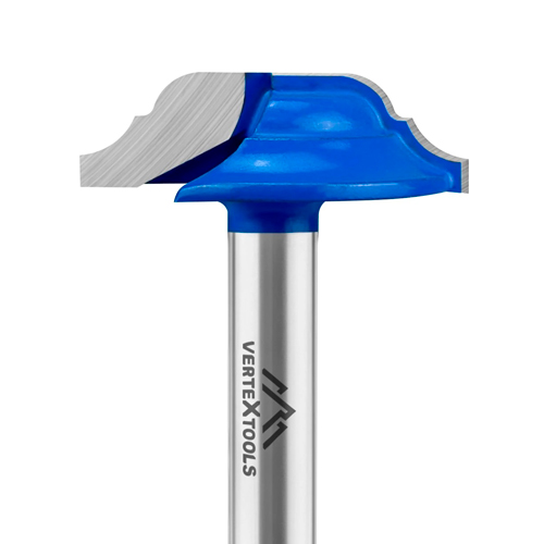 Фреза кромочная калевочная хвостовик - 8 мм, D-34 мм, H-10 мм, R-5 мм, L-45 мм vertextools 3519-081034