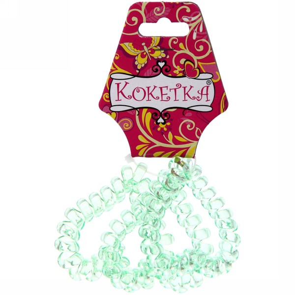 Резинки для волос силиконовые 3шт "Your Style - Сердечко", прозрачные, цвет в ассортименте, 6*5см