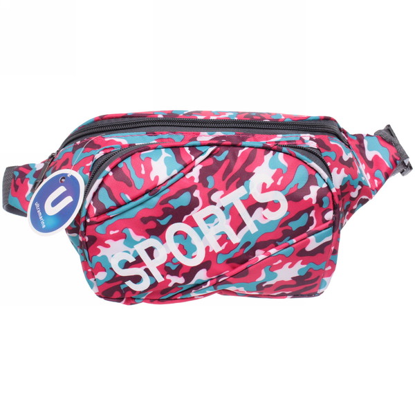 Сумка на пояс "Ultramarine - Sport leader", хаки, микс 4 цвета, 31*16*8см