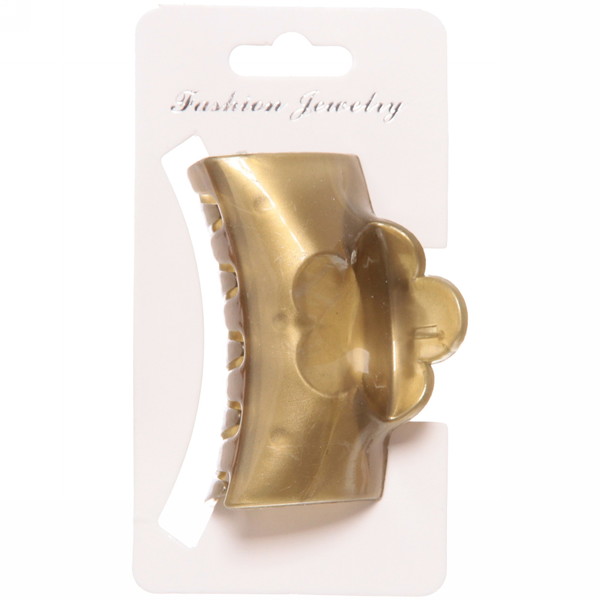 Заколка-краб для волос на блистере "Gold Collection - Vera", микс 3 цвета, 6см 