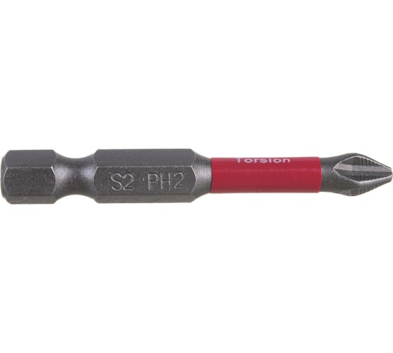 Биты 1/4" "Quadro Torsion" Ph2-50 мм (2 шт/уп)