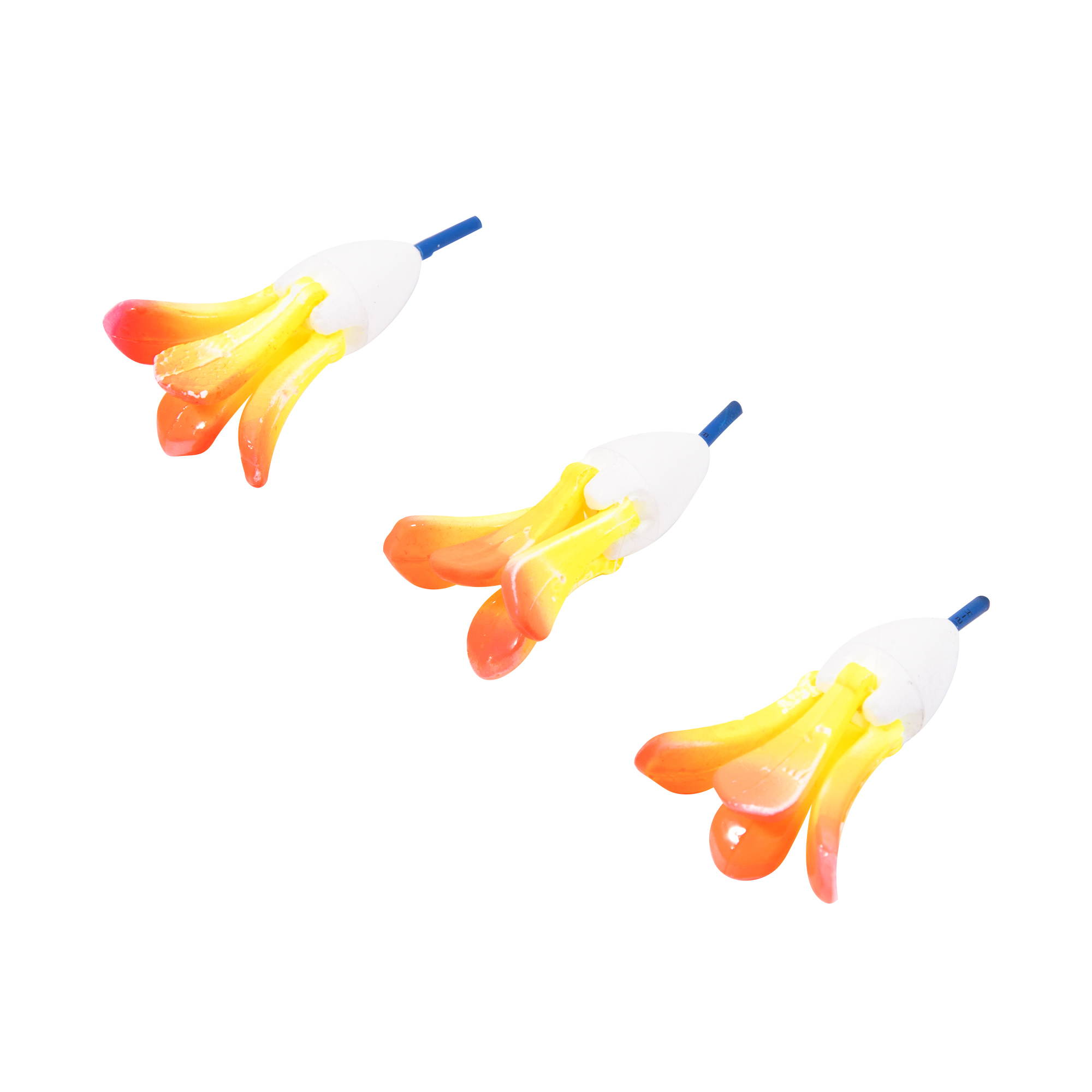 Поплавок зимний ЯМАН "Тюльпан" 2 г, пенопласт, цв. желто-красный (уп. 3 шт.)/72/