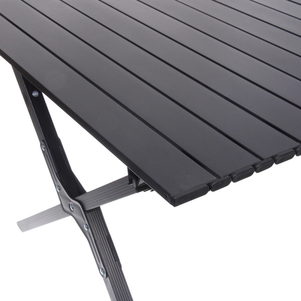 Стол кемпинговый складной DC-5003, 117*59*44 см,  цвет: чёрный, каркас алюминий, Турист Мастер