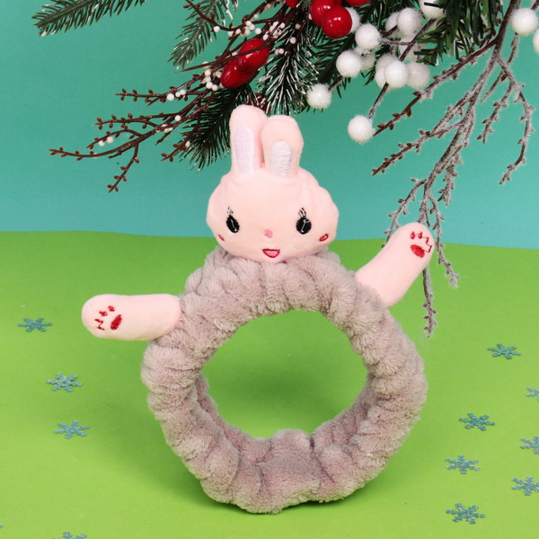 Повязка на голову "Кокетка - Bunny Kika", микс 4 цвета, 6*20 см