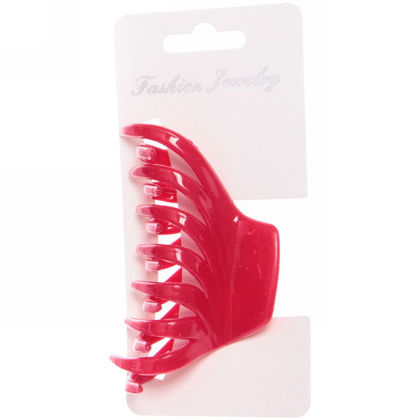 Заколка-краб для волос на блистере "Diana Collection - Mila", микс 6 цветов, 8см 