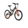 Велосипед Stinger 24" Highlander D 14",черный, рама сталь TZ/30TY21/TS-38 (рост 135-150см)