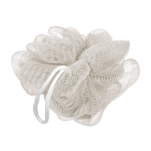 Мочалка для душа "Бант" малая, цветная, 10 см, 20 г, soft, 5 цветов, для бани и сауны "Банные штучки"