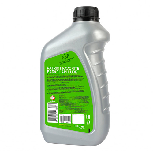 Масло цепное PATRIOT FAVORITE BAR&CHAIN LUBE 0.946 л