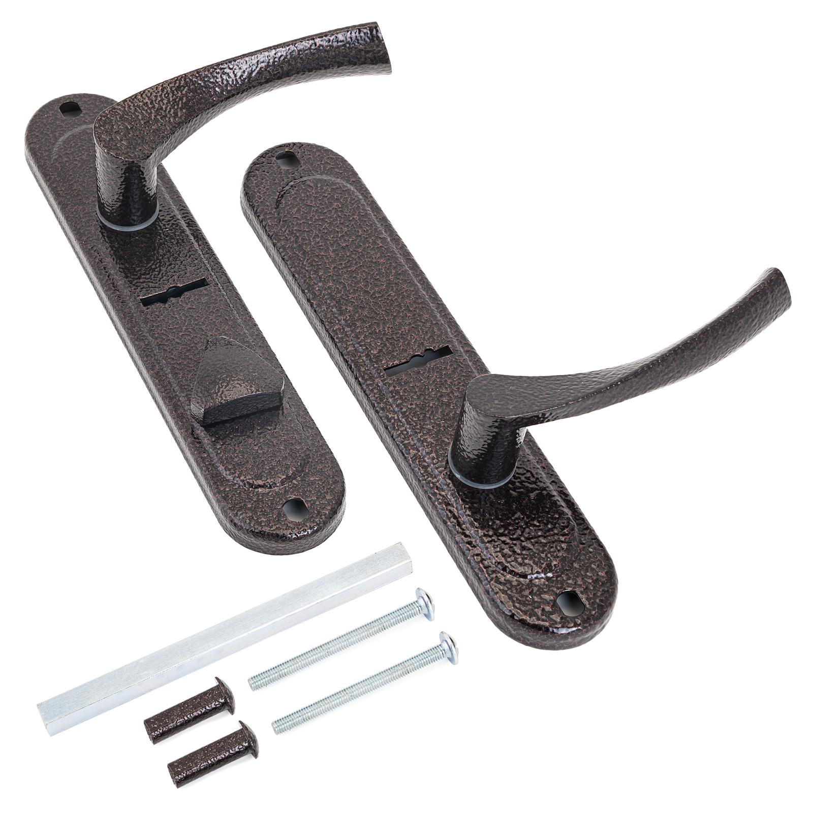 Эльбор  4.642 д/замка 1.06.42/1.06.40/1.05.41/1.05.42  лев.сув.антик медь "Капля"Комплект ручек(10)