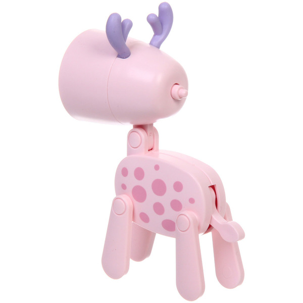 Настольная лампа "Sweet - Жирафик" LED 5,5*5,5*9,6 см, батарейки AG3 0.2W, Розовый