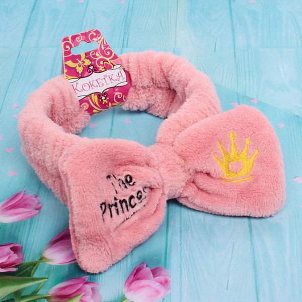 Повязка на голову "Кокетка - The Princess", микс 4 цвета, 6,5*16см