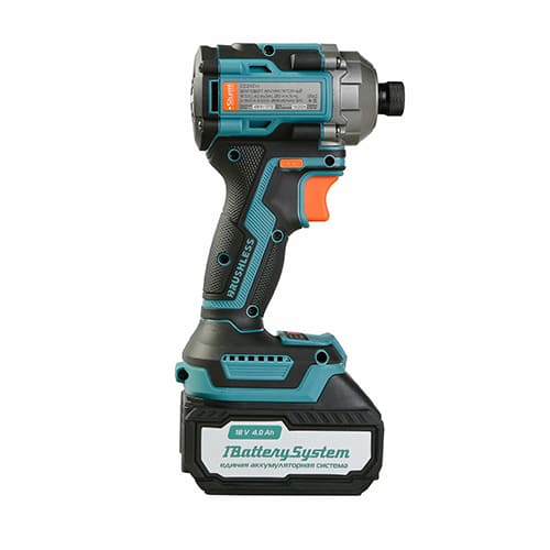 Винтоверт 1/4" безщеточный CD250H, ударный 18В STURM