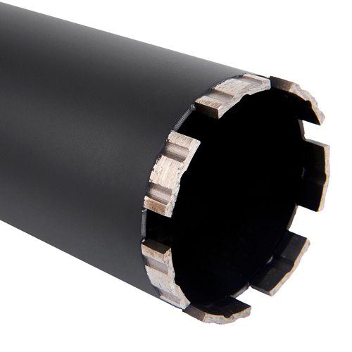 Коронка для алмазного бурения с охлаждением, 82х450, 1 1/4", Elitech