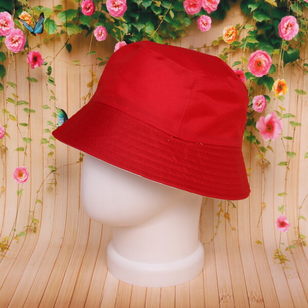 Панама "Summer travel", цвет красный, р58