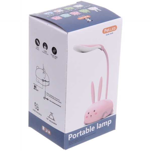 Светильник настольный "Marmalade-Олененок" LED 28,5*9,2*6,8см USB 5v 3w, Белый