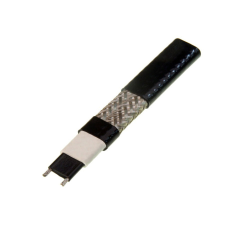 Кабель греющий саморегулирующийся с оплеткой SRF 15-2 CT  (цена за 1м) пищевой(в трубу)  /бухта по 10м (10/10)